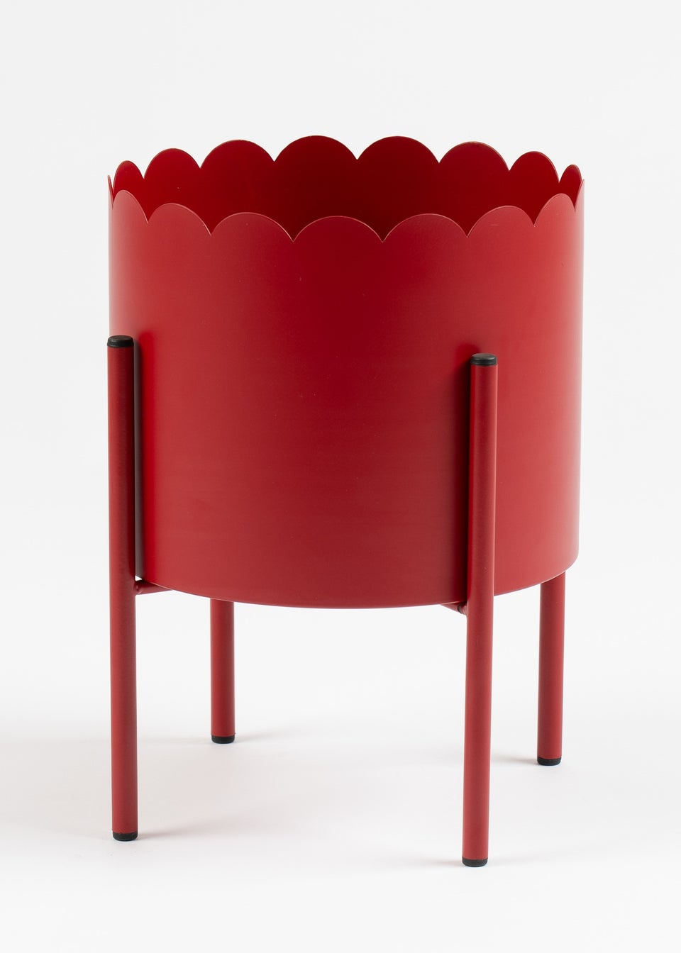 Scottish Everlastings Red Scallop Planter