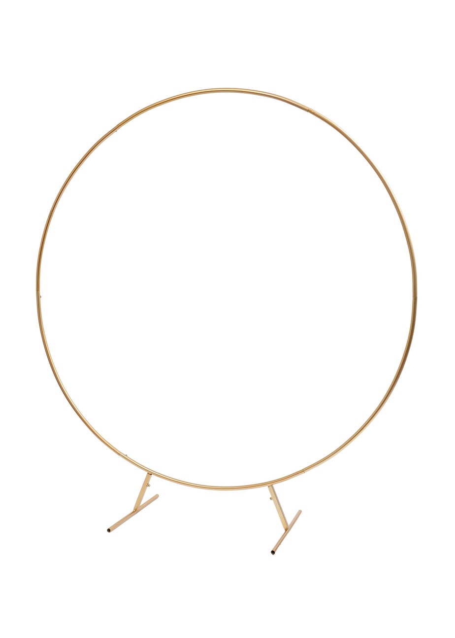 Scottish Everlastings Gold Round Arch Frame (1.8m)