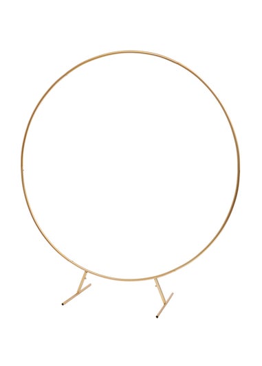 Scottish Everlastings Gold Round Arch Frame (1.8m)