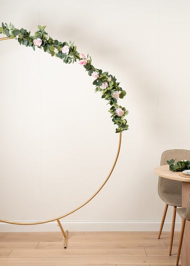 Scottish Everlastings Gold Round Arch Frame (1.8m)