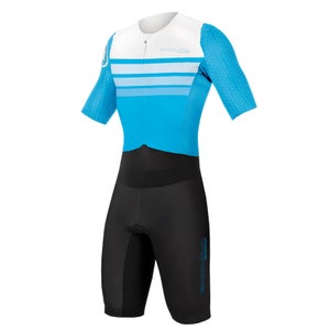 QDC D2Z S/S Tri Suit II with SST - Hi-Viz Blue - XS