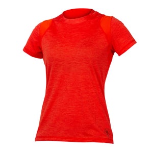 SingleTrack Trikot (kurzarm) für Damen - Paprika - XS