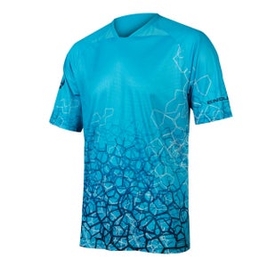 SingleTrack Print Tee LTD - Electric Blue - XXL