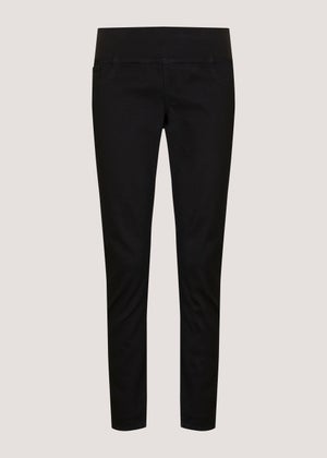 Maternity Rosie Black Under Bump Jeggings Matalan