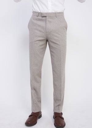 Broken Stitch Cheshire Tweed Slim Fit Suit Trousers Matalan