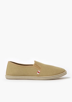 Stone Twin Gusset Espadrilles Matalan