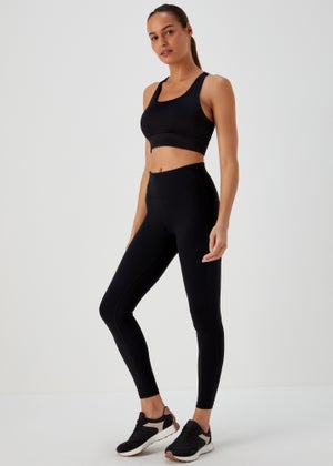 Souluxe Maternity Black Tropical Capri Sports Leggings