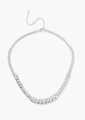 Gold Graduated Chain Necklace Matalan