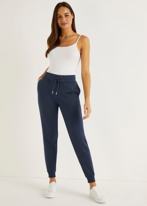 Navy Tapered Joggers Matalan