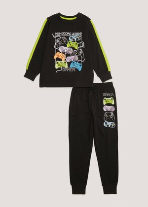 Kids Gamer Pyjama Set 4 13yrs Matalan