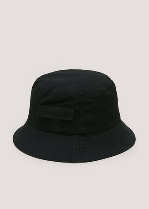 Black Texture Bucket Hat Matalan