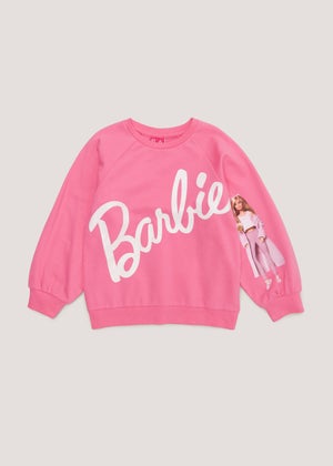 Kids Pink Barbie Sweatshirt 5 10yrs Matalan