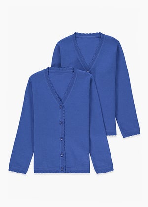 Royal blue school cardigan store