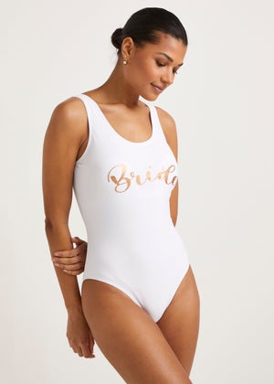 White Bride Swimsuit Matalan
