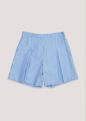 Red gingham school culottes on sale