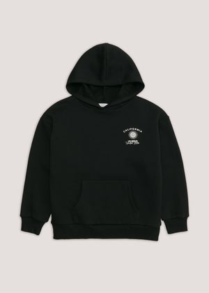 Girls Candy Couture Black California Slogan Hoodie 9 16yrs