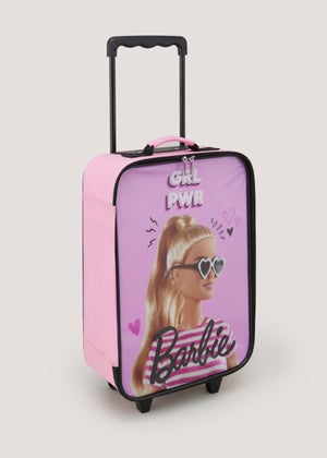 Kids Pink Barbie Suitcase Matalan