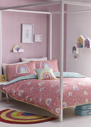 Childrens rainbow bedding outlet