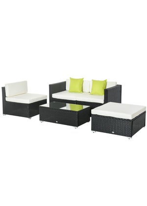 Hazen 5 hotsell piece rattan sectional