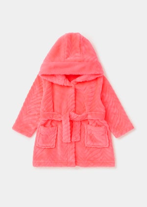 Neon pink dressing sales gown