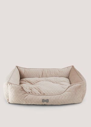 Beige dog bed online