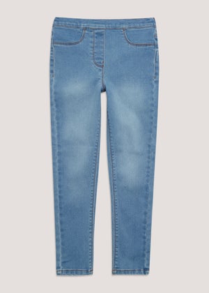Girls Light Wash Jeggings 4 15yrs Matalan