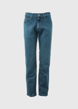Lee Mid Wash Straight Fit Jeans - Matalan