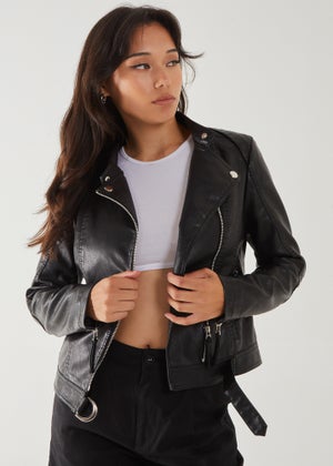 Matalan red biker jacket on sale