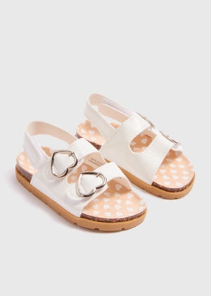 Matalan girls white sandals store