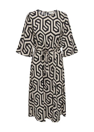 Jdy geo print midi dress sales