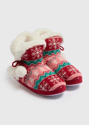 Red october slippers online