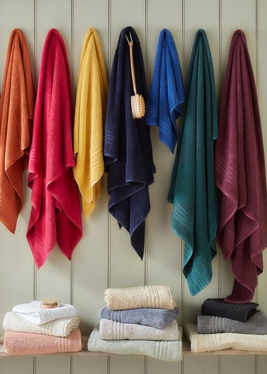 Blue 100% Egyptian Cotton Towels