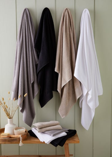 Dark Grey 100% Egyptian Cotton Towels