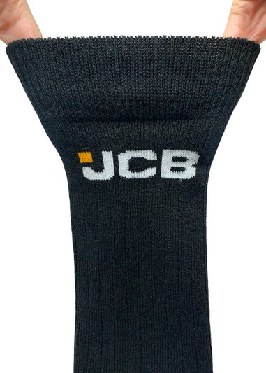 3 Pack JCB Black Work Socks