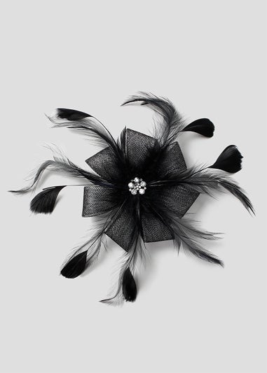 Flower Feather Corsage