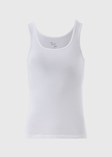 White Jersey Vest Top