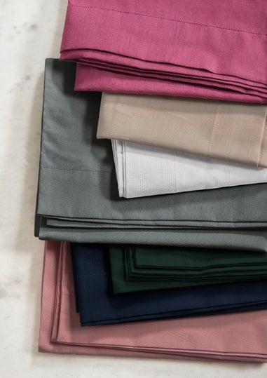 Cotton Rich Housewife Pillowcase Pair (180 Thread Count)
