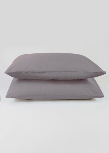 Cotton Rich Housewife Pillowcase Pair (180 Thread Count)