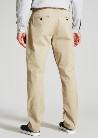 Stone Straight Fit Stretch Chinos