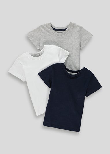 Boys 3 Pack T-Shirts (9mths-6yrs)