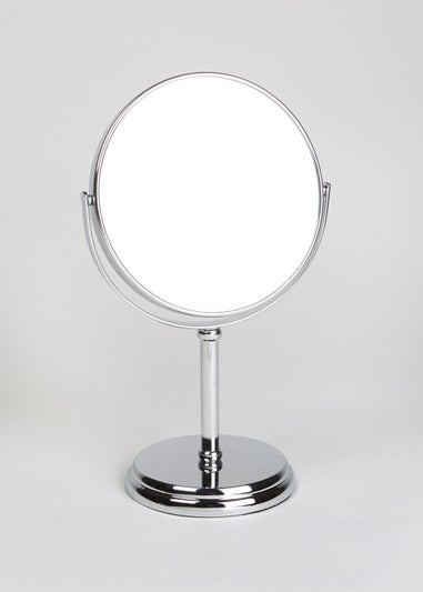Double Sided Pedestal Mirror (30cm x 17cm)