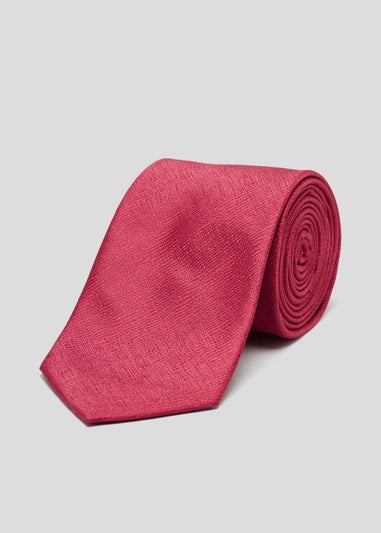 Plain Scarlet Red Men's Silk Tie from Ties Planet UK