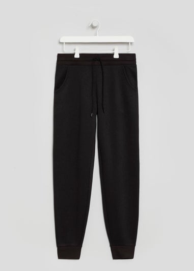 Black Tapered Joggers
