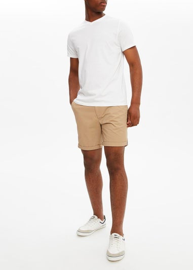 White Essential V-Neck T-Shirt