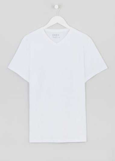 White Essential V-Neck T-Shirt