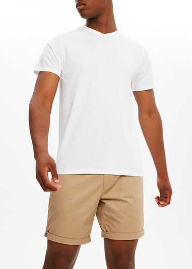 White Essential V-Neck T-Shirt