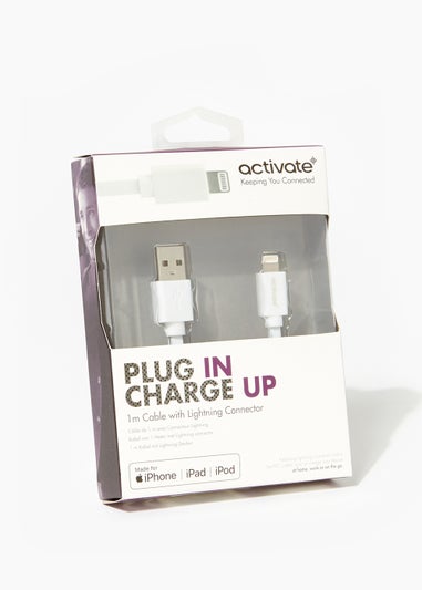 Activate Plug In Charge Up iPhone Cable (1m)