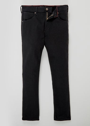 Wrangler Black Stretch Straight Fit Jeans - Matalan
