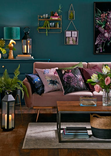 Pleated Velvet Cushion (50cm x 50cm)
