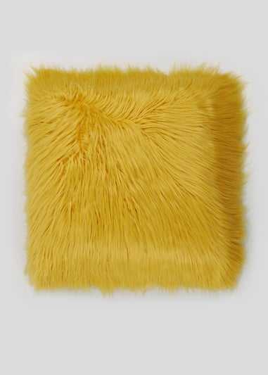 Large Mongolian Faux Fur Cushion (59cm x 59cm)